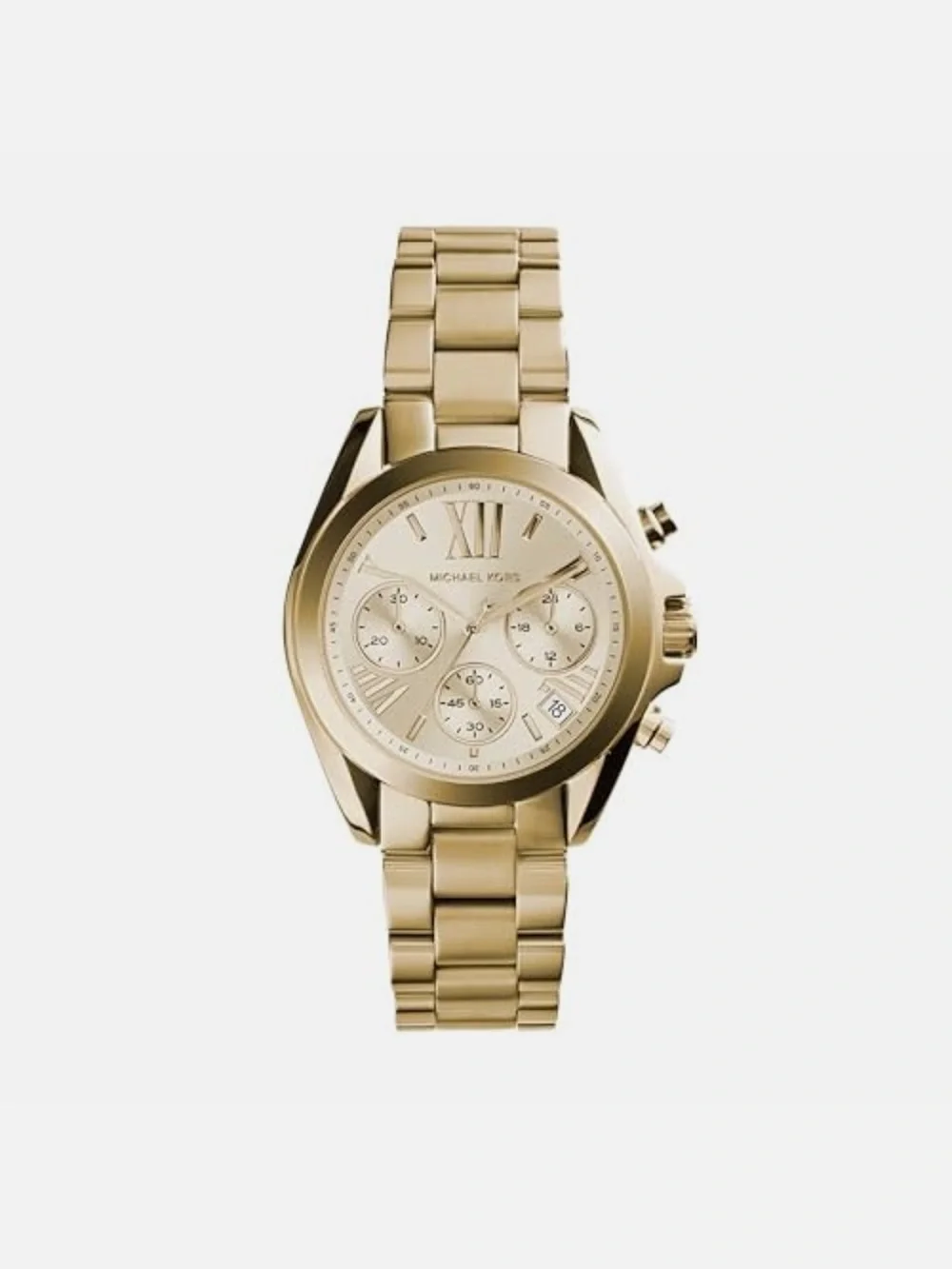 MICHAEL KORS MK5798 Quartz Analog Women Gold-Dial Gold-Band Wristwatcg